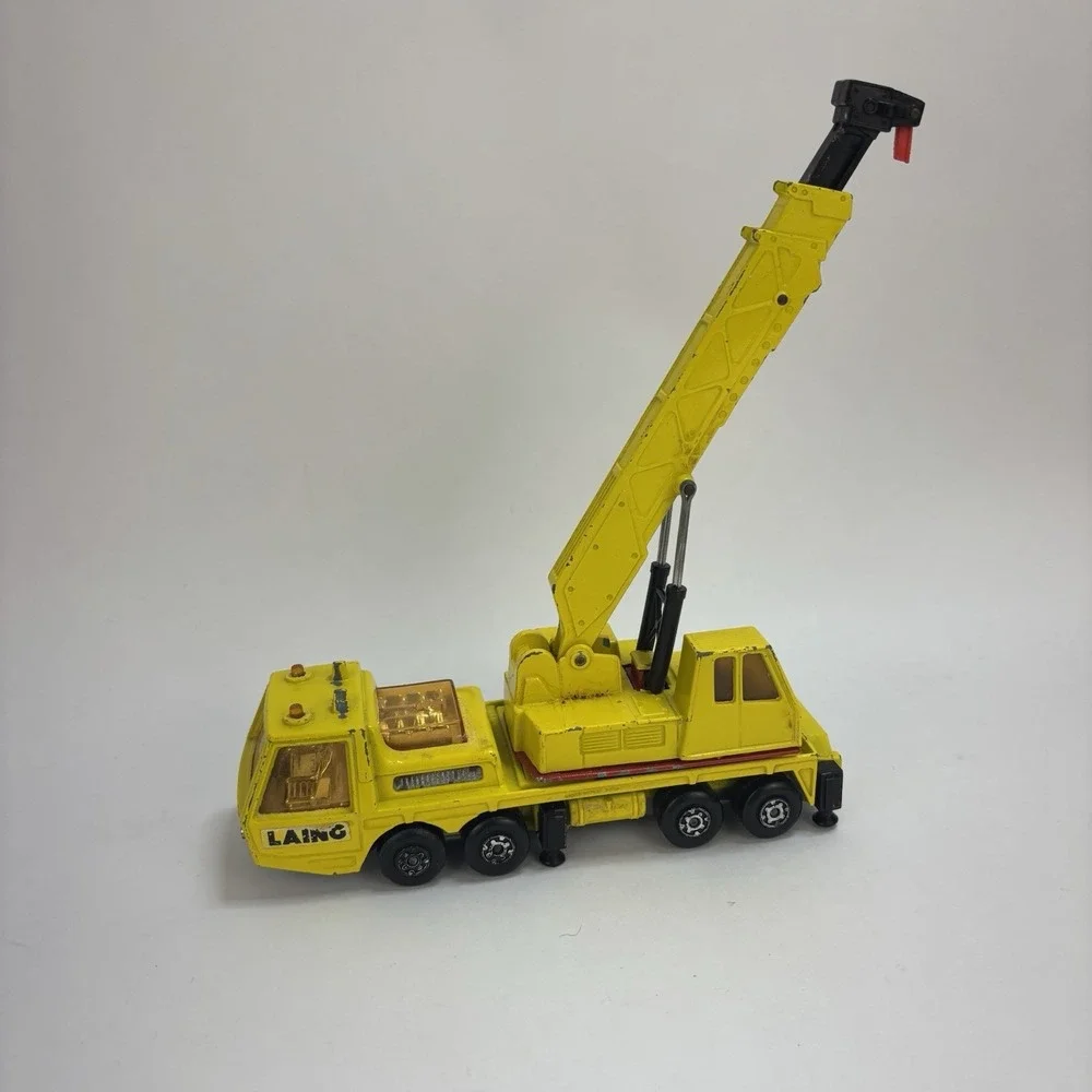 Vintage 70s Matchbox Lesney Super Kings Lot (3) Crane Car Recovery Transporter